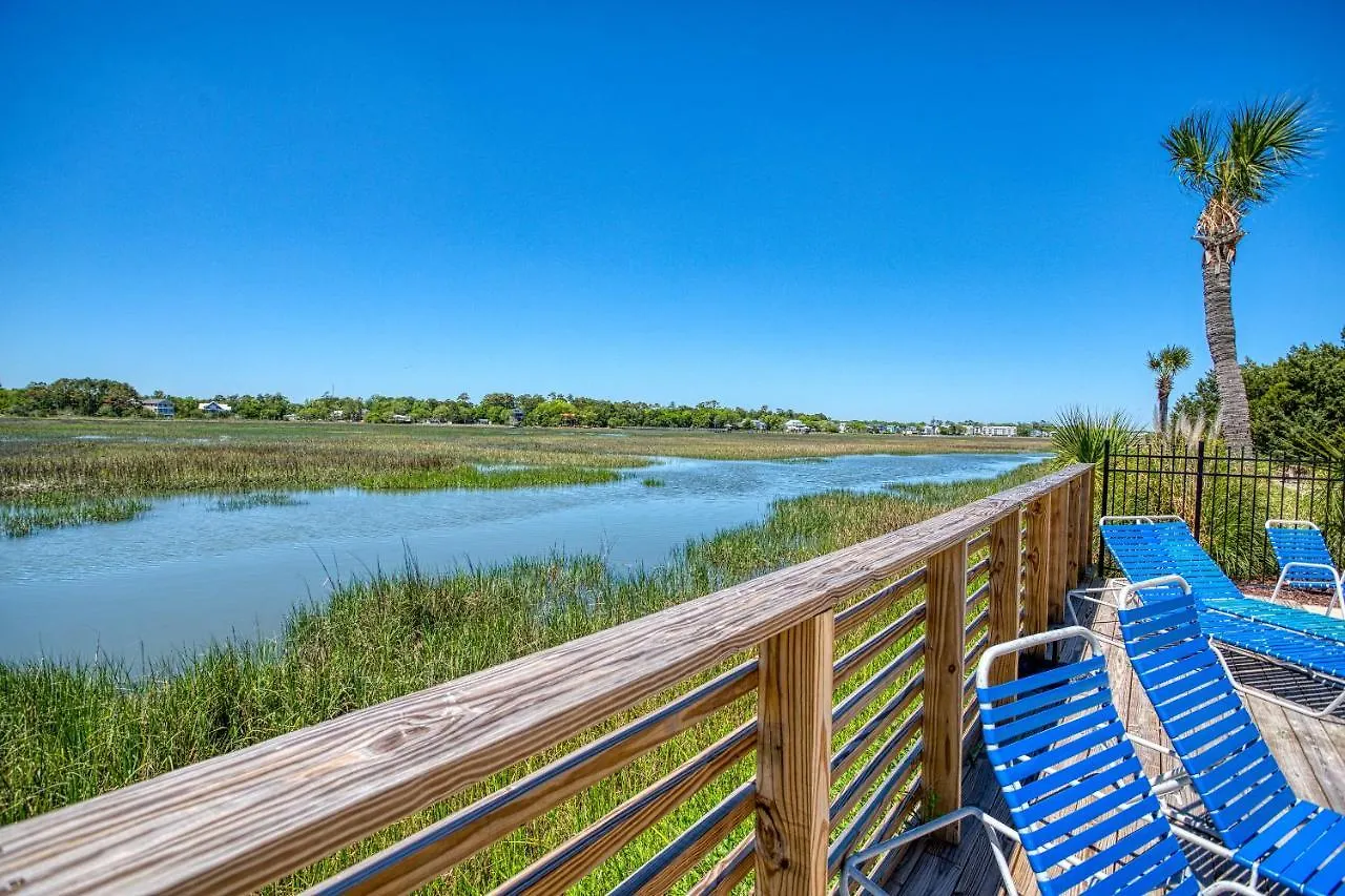 Bella Vista: Marshfront 1 Block To The Beach. Pool & Hot Tub-1st Floor Murrells Inlet